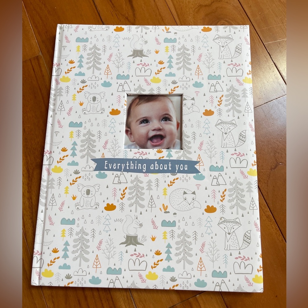 Book Moon And Stars Baby Everything Memory Record Milestones First Five …